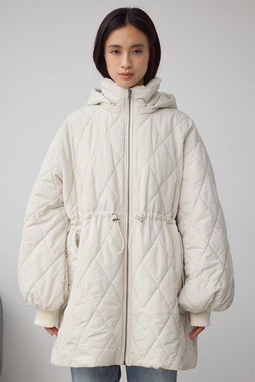 キルティング中綿ミドルコート 詳細画像