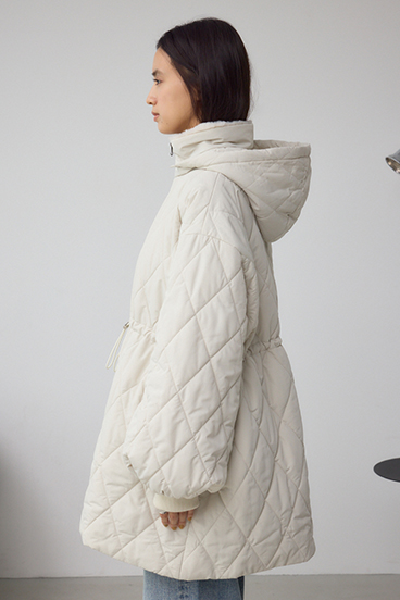 キルティング中綿ミドルコート 詳細画像