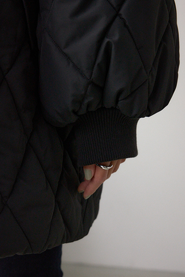 キルティング中綿ミドルコート 詳細画像