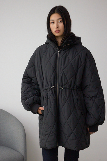 キルティング中綿ミドルコート 詳細画像