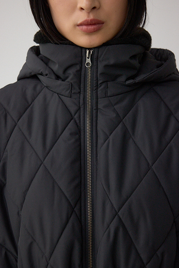 キルティング中綿ミドルコート 詳細画像