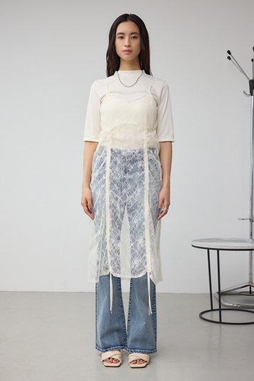 インナーSET ドロストレースキャミソールトップス 詳細画像