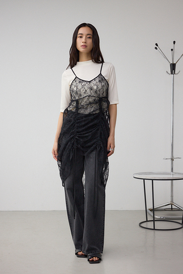 インナーSET ドロストレースキャミソールトップス 詳細画像