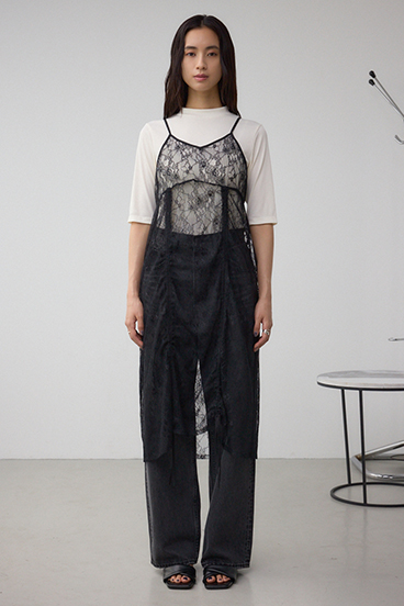 インナーSET ドロストレースキャミソールトップス 詳細画像