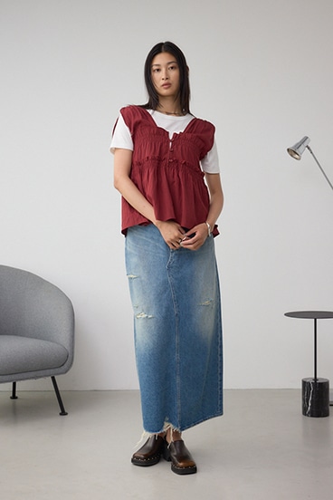 素材アソートシャーリングベスト 詳細画像