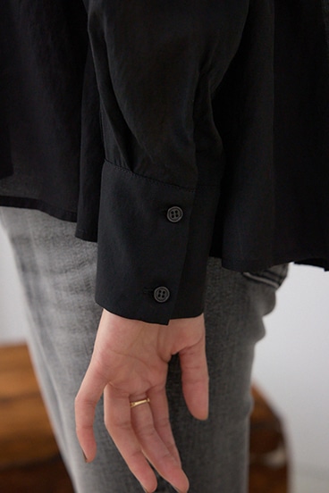 フロントリボン長袖シャツカーディガン 詳細画像