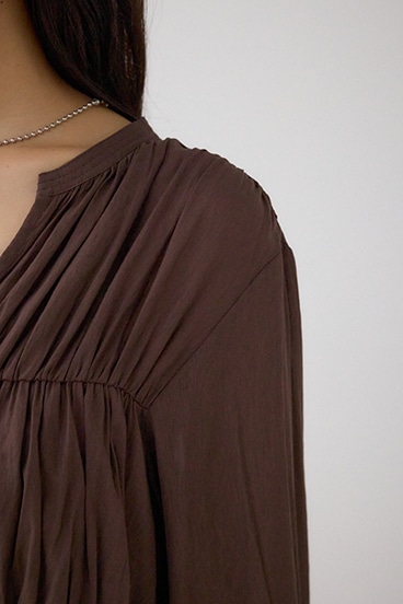 フロントリボン長袖シャツカーディガン 詳細画像