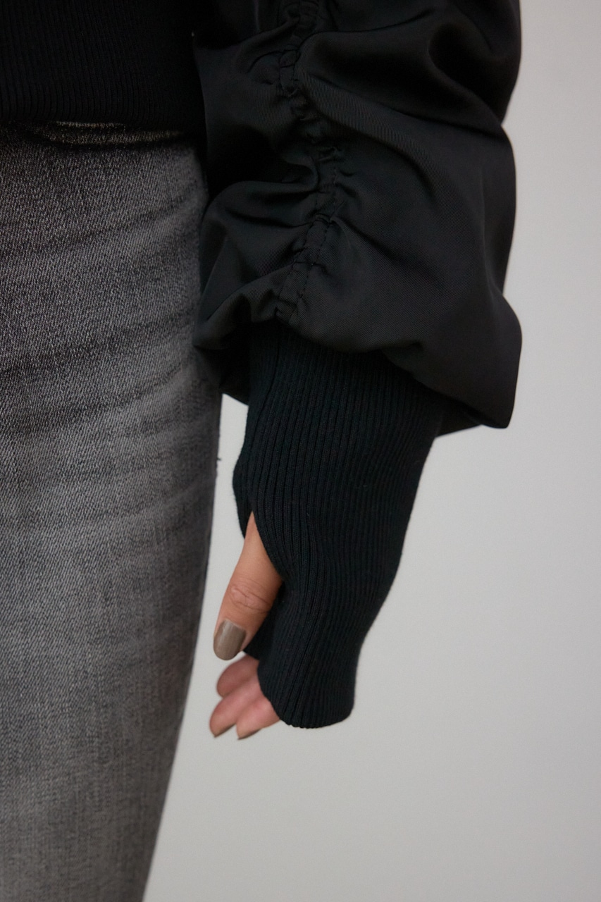 【WEB限定】ロングリブサムホールショートMA-1 詳細画像