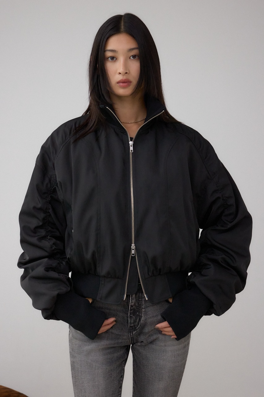 【WEB限定】ロングリブサムホールショートMA-1 詳細画像