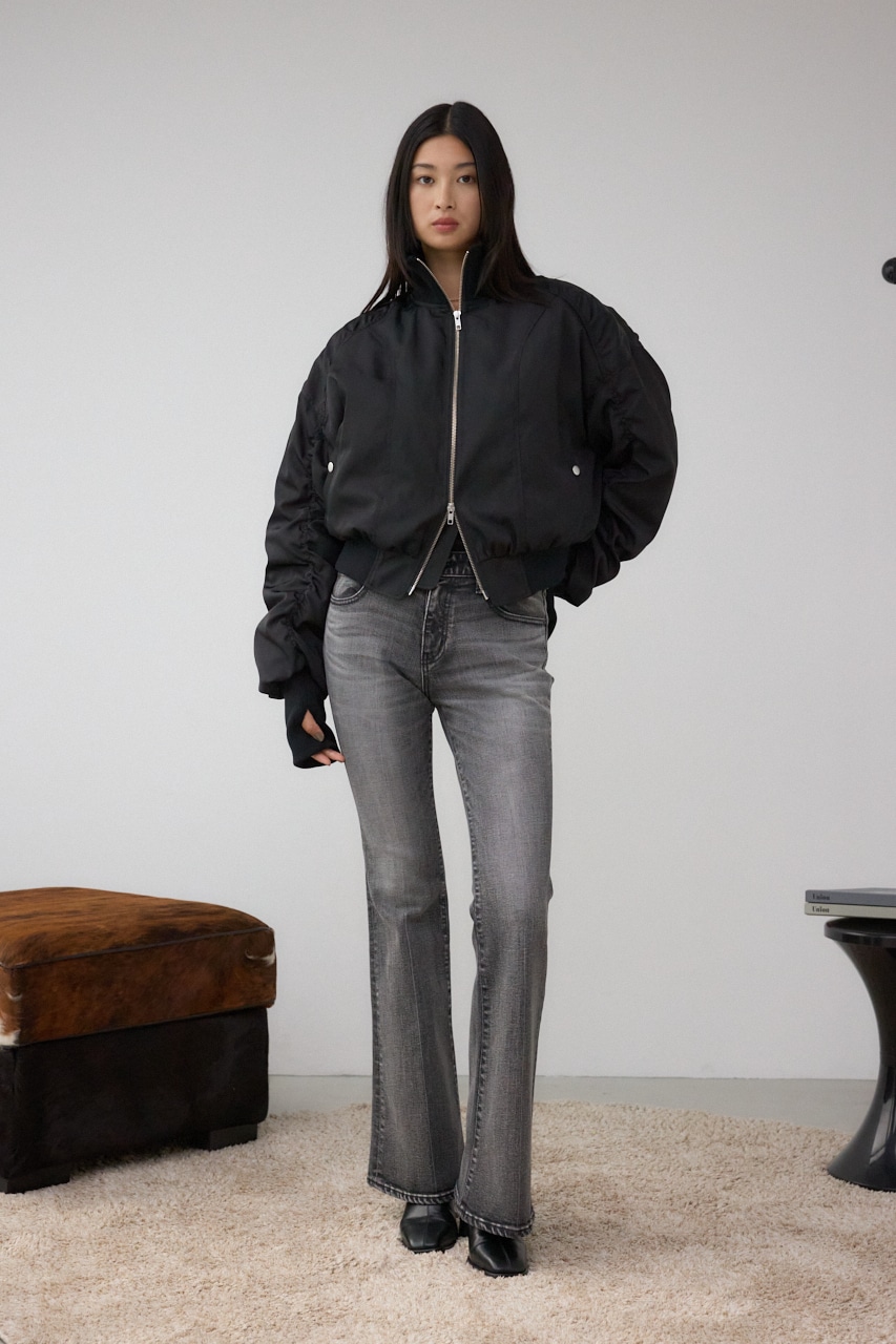 【WEB限定】ロングリブサムホールショートMA-1 詳細画像