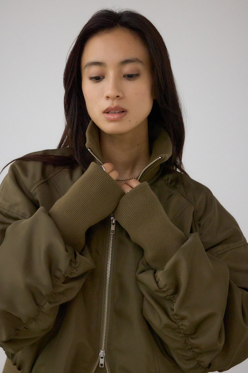 【WEB限定】ロングリブサムホールショートMA-1