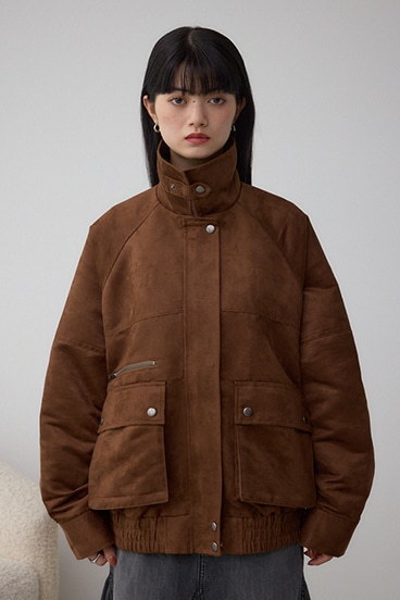 2WAY フェイクスエードブルゾン 詳細画像