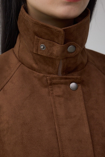 2WAY フェイクスエードブルゾン 詳細画像