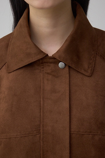 2WAY フェイクスエードブルゾン 詳細画像