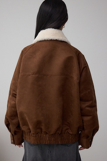 2WAY フェイクスエードブルゾン 詳細画像