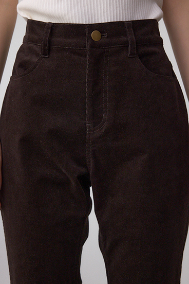コーデュロイフレアパンツ 詳細画像