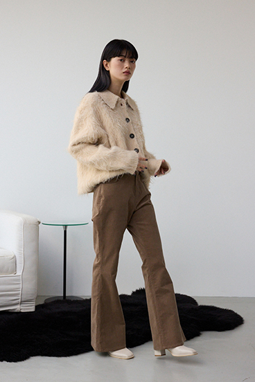 コーデュロイフレアパンツ 詳細画像