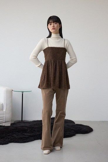コーデュロイフレアパンツ 詳細画像