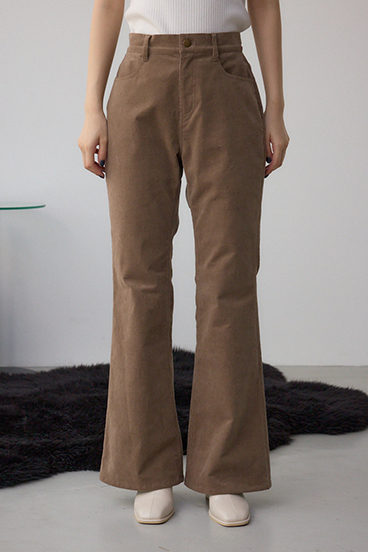 コーデュロイフレアパンツ 詳細画像