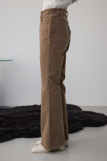 コーデュロイフレアパンツ 詳細画像