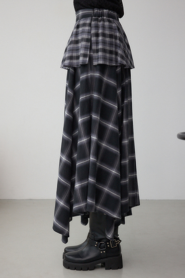 イレヘムチェックスカート 詳細画像