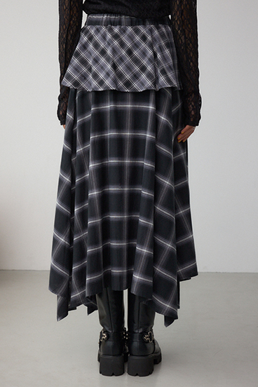 イレヘムチェックスカート 詳細画像
