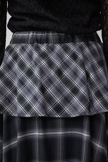 イレヘムチェックスカート 詳細画像