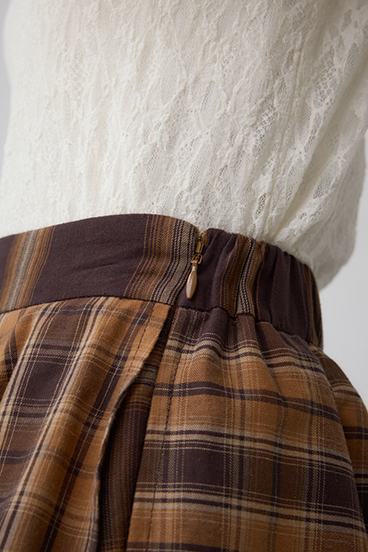 イレヘムチェックスカート 詳細画像