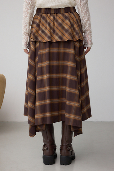 イレヘムチェックスカート 詳細画像