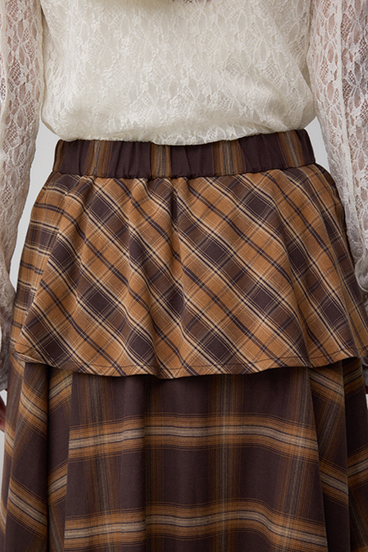 イレヘムチェックスカート 詳細画像