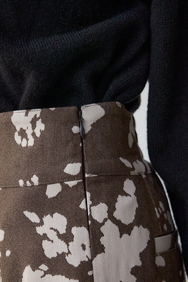 カウ柄ジャガードタイトスカート 詳細画像