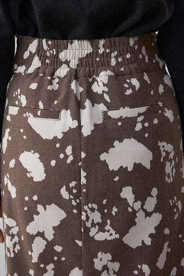 カウ柄ジャガードタイトスカート 詳細画像