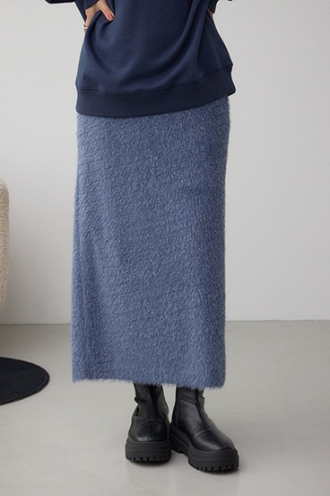 ラメシャギータイトスカート