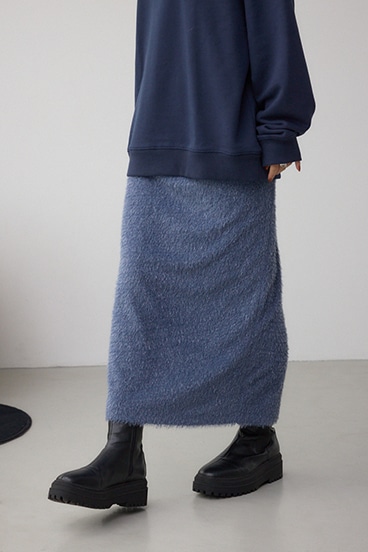 ラメシャギータイトスカート