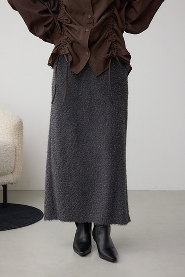 ラメシャギータイトスカート