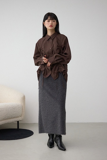 ラメシャギータイトスカート 詳細画像