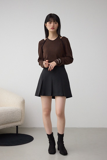 プリーツスコート 詳細画像