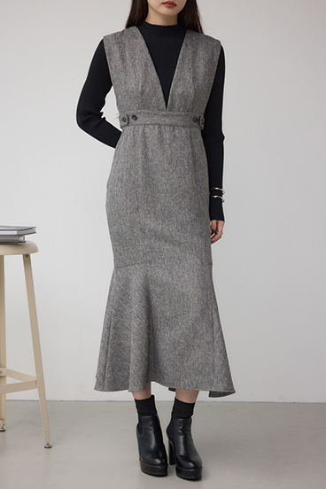 カットアウトマーメーイドジャンパースカート