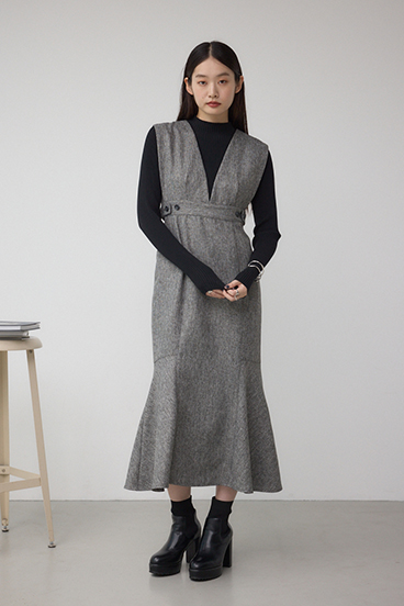 カットアウトマーメーイドジャンパースカート 詳細画像