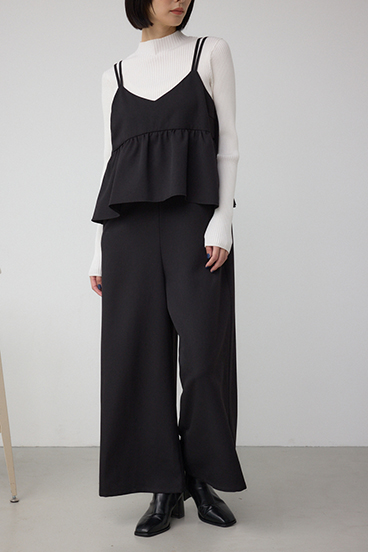 ビスチェレイヤードキャミオールインワン