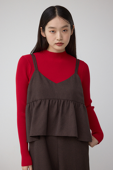 ビスチェレイヤードキャミオールインワン