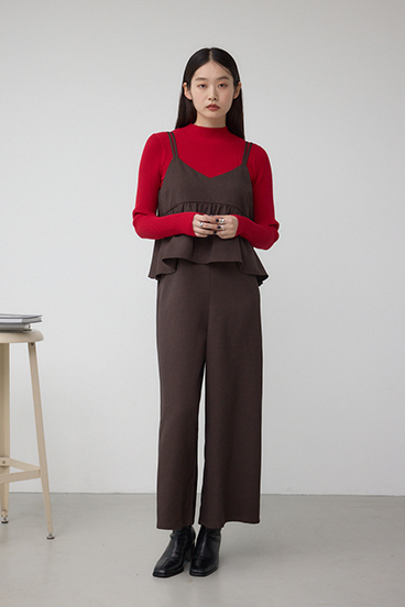 ビスチェレイヤードキャミオールインワン 詳細画像