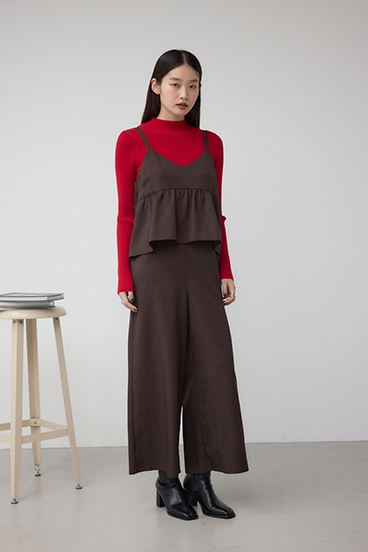 ビスチェレイヤードキャミオールインワン 詳細画像