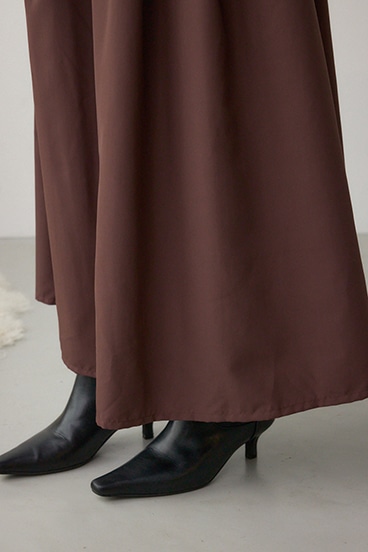 布帛ドッキングドレープニットワンピース 詳細画像