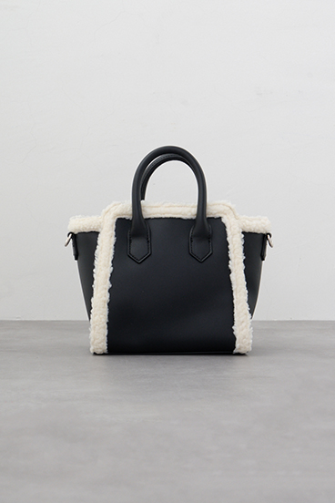フェイクムートンハンドバッグ 詳細画像