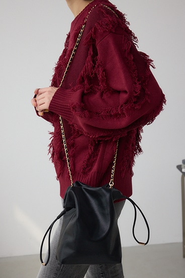 チェーン巾着ショルダーバッグ 詳細画像