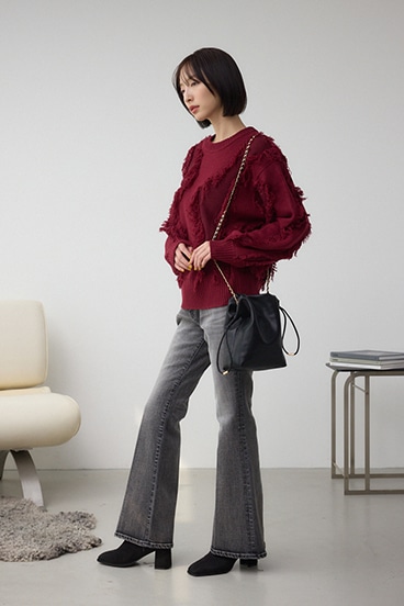 チェーン巾着ショルダーバッグ 詳細画像