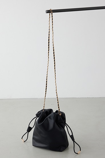 チェーン巾着ショルダーバッグ 詳細画像