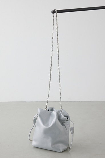 チェーン巾着ショルダーバッグ 詳細画像