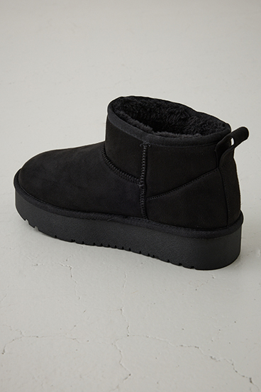 厚底ムートンショートブーツ 詳細画像